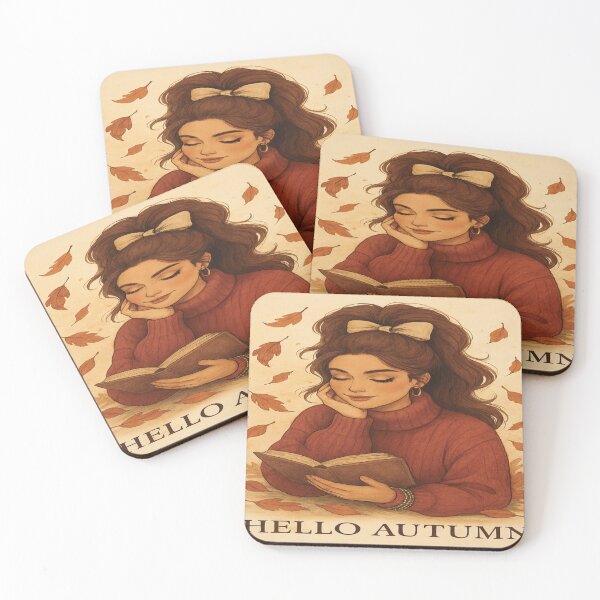 Item preview, "Cozy Autumn Vibes with Bookish Charm" designed and sold by Mindful56.