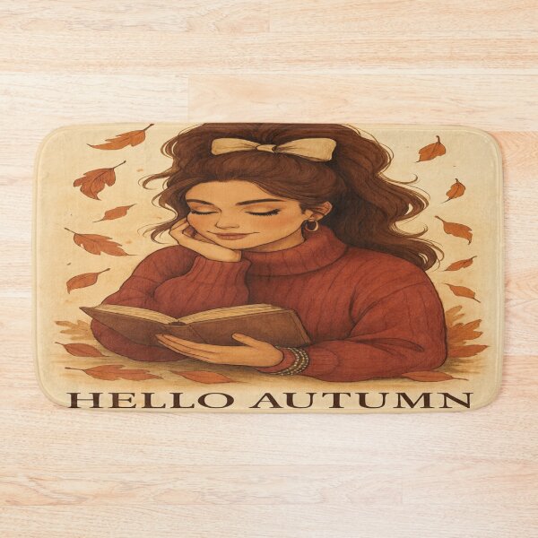 Item preview, "Cozy Autumn Vibes with Bookish Charm" designed and sold by Mindful56.