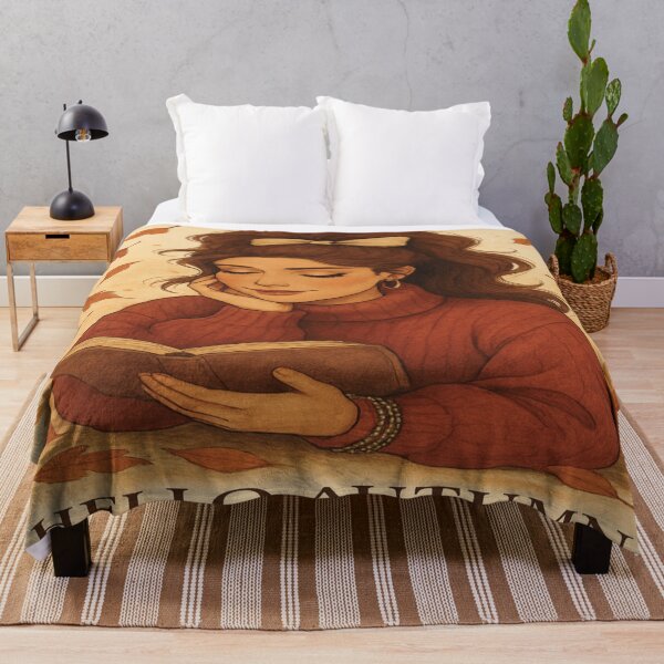 Item preview, "Cozy Autumn Vibes with Bookish Charm" designed and sold by Mindful56.