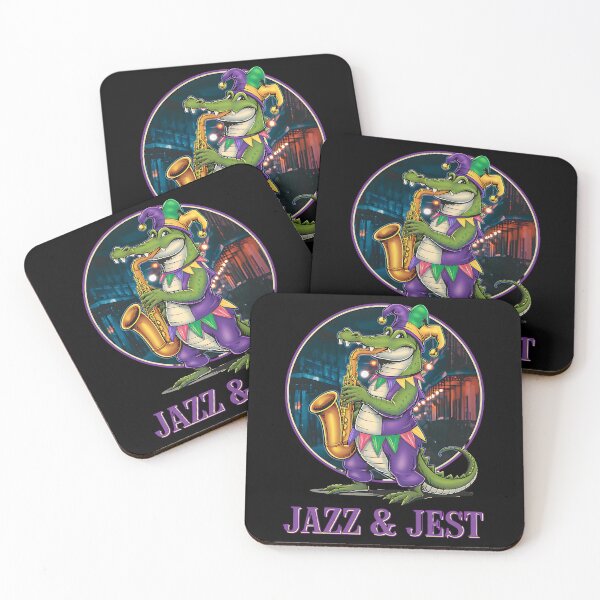 Item preview, Jazz & Jest – Mardi Gras Alligator Music designed and sold by Taans-Creation.