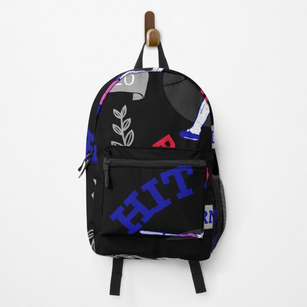Item preview, Hit Hard Run Fast Turn Left Baseball Mlb Sports Bat Pitcher Catcher Hitter designed and sold by Nehautkows.