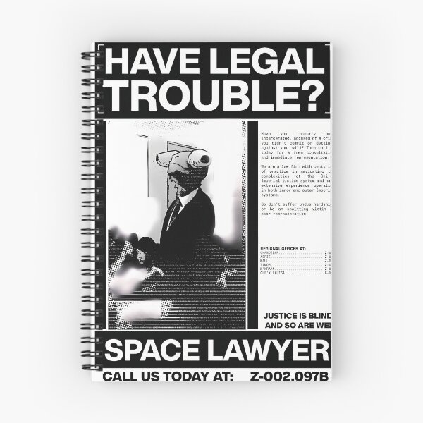 Item preview, Starjammers' Space Lawyer Flyer designed and sold by DenLambe.