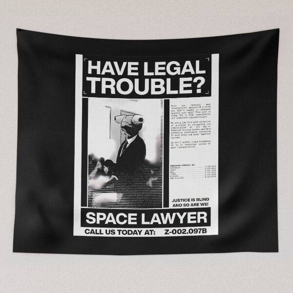 Item preview, Starjammers' Space Lawyer Flyer designed and sold by DenLambe.