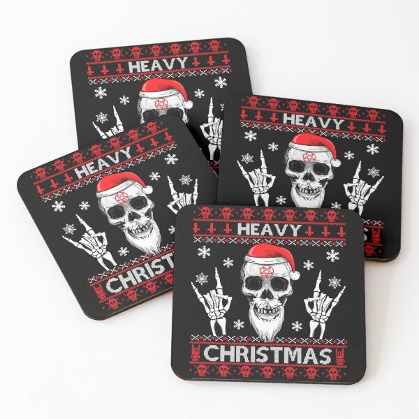 Item preview, HEAVY METAL CHRISTMAS UGLY SWEATER - Deathmetal, Grunge, Headbanger, Headbanging, Rock Christmas Gift Black Metal METALHEAD! designed and sold by IsidorSjogren.