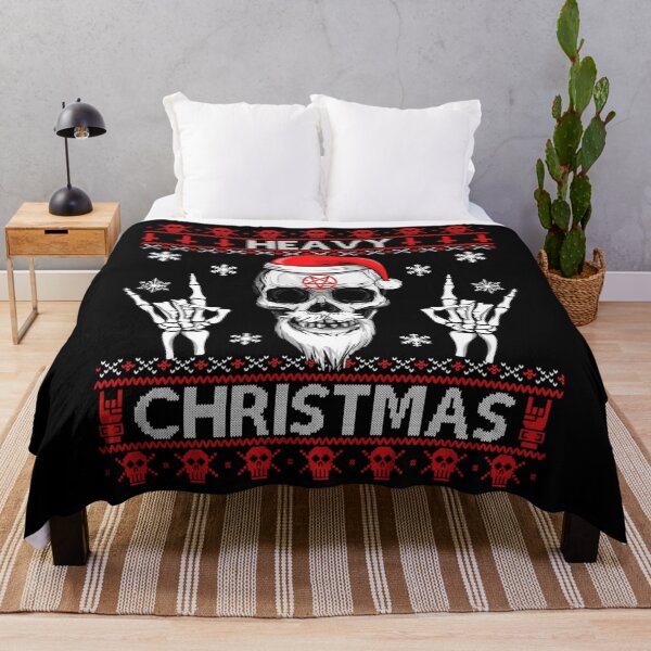 Item preview, HEAVY METAL CHRISTMAS UGLY SWEATER - Deathmetal, Grunge, Headbanger, Headbanging, Rock Christmas Gift Black Metal METALHEAD! designed and sold by IsidorSjogren.