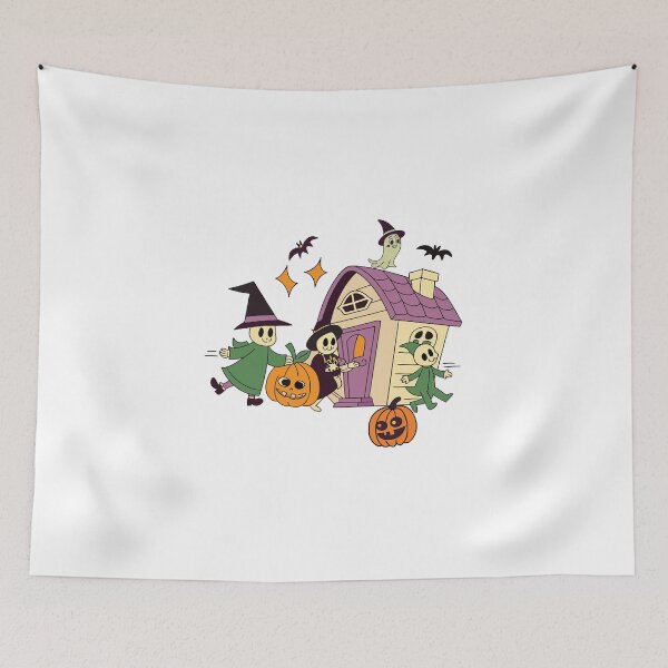 Item preview, Playful Halloween Cartoon Illustration designed and sold by AL AMIN.