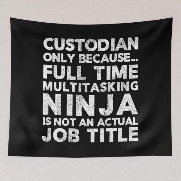 Item preview, Funny Custodian Janitor 	 For 	 and 		 designed and sold by mrjxbbongv37.