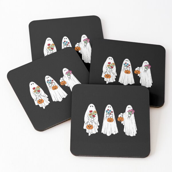 Item preview, Groovy Vintage Floral Ghost Cute Halloween Spooky Season designed and sold by ceiecgrz78.