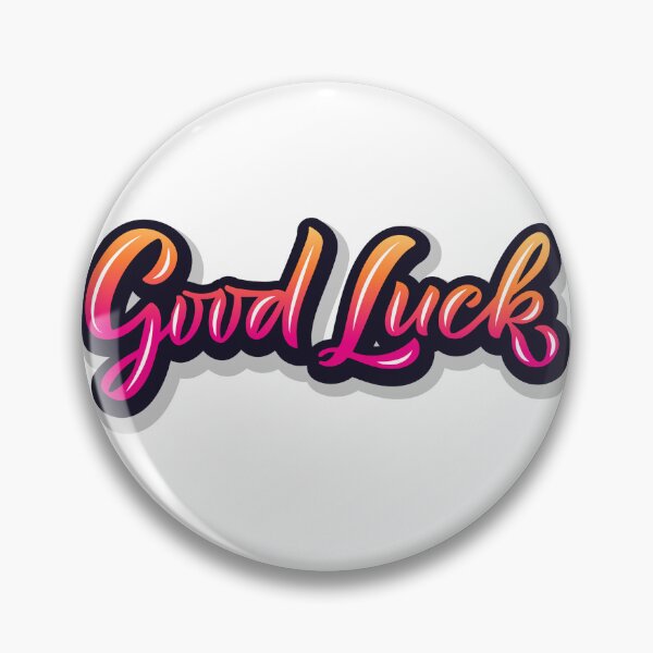 Item preview, Good Luck Typography Quote Art designed and sold by Happyfreedom.