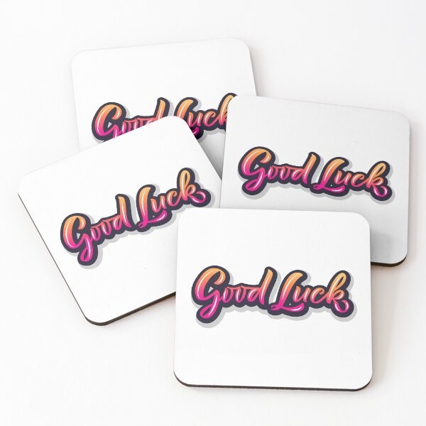 Item preview, Good Luck Typography Quote Art designed and sold by Happyfreedom.
