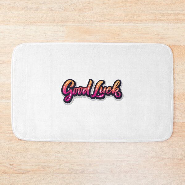 Item preview, Good Luck Typography Quote Art designed and sold by Happyfreedom.