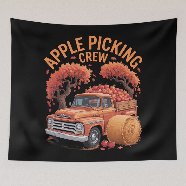 Item preview, Apple Picking Crew Autumn Fall Orchard Season designed and sold by Moon-Ape.