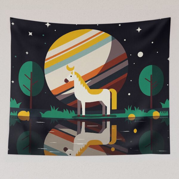 Item preview, Surreal illustration of a horse designed and sold by Design4uStudio.
