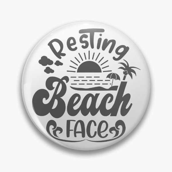 Item preview, Resting Beach Face Funny Quote Art designed and sold by Happyfreedom.