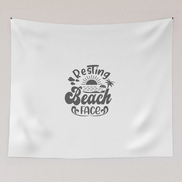 Item preview, Resting Beach Face Funny Quote Art designed and sold by Happyfreedom.