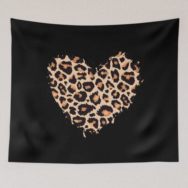 Item preview, Cheetah Leopard Heart 	 animal Print 		 designed and sold by skkpkopi38.