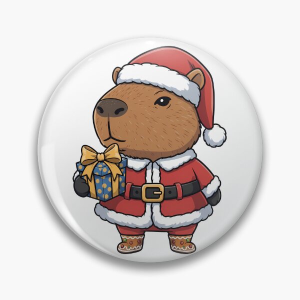 Item preview, Santa Capybara Holiday Spirit designed and sold by k3rstman1.