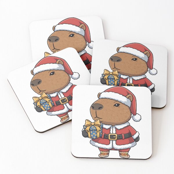 Item preview, Santa Capybara Holiday Spirit designed and sold by k3rstman1.