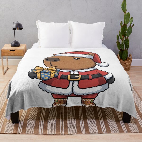 Item preview, Santa Capybara Holiday Spirit designed and sold by k3rstman1.