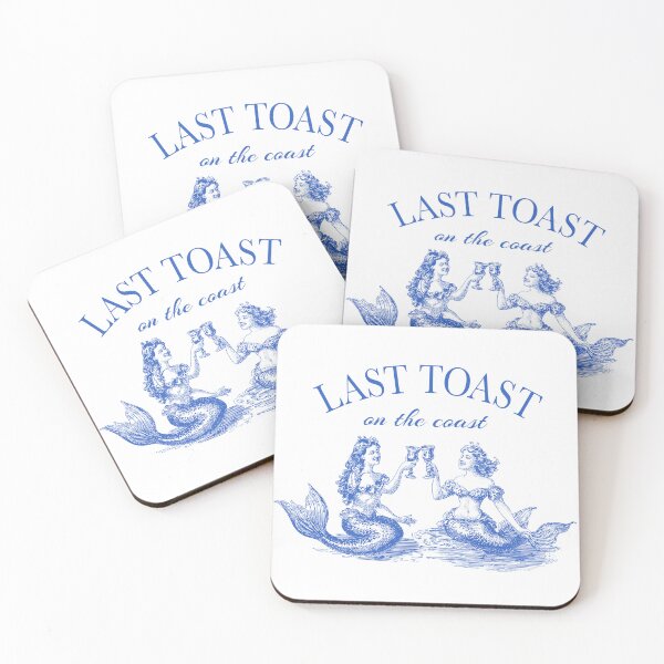 Item preview, Last Toast on the Coast - Vintage Mermaid Cheers designed and sold by GraphicGreets.
