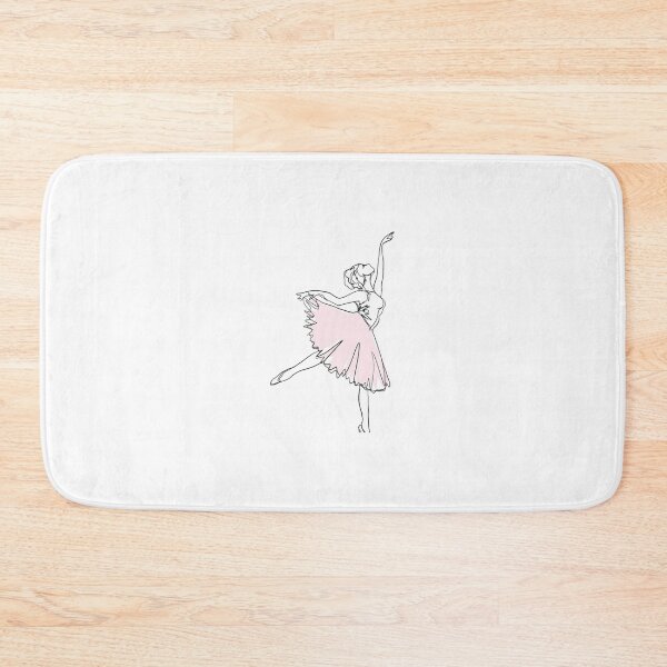 Item preview, Pequeña bailarina con tutú rosa (dibujo lineal) designed and sold by hknqxony45.
