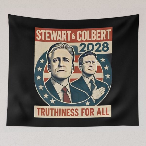 Item preview, Jon Stewart & Stephen Colbert 2028 designed and sold by ErnestJacobi.