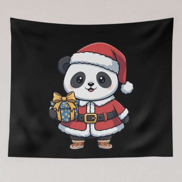 Item preview, Cute Santa Panda Festive Holiday Bear designed and sold by k3rstman1.