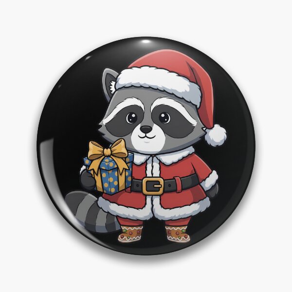 Item preview, Festive Santa Raccoon Holiday Cheer designed and sold by k3rstman1.