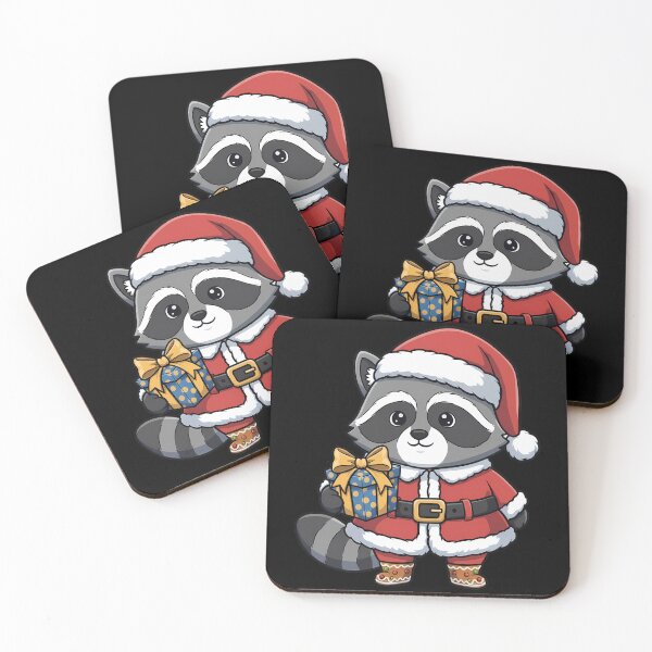 Item preview, Festive Santa Raccoon Holiday Cheer designed and sold by k3rstman1.