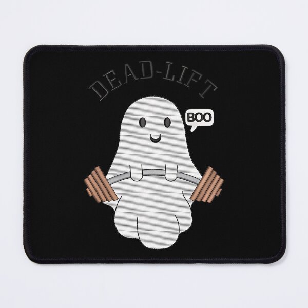 Item preview, Dead Lift Embroidery Ghost Halloween Cute Boo Gym Weights Swea designed and sold by godznsdaih67.
