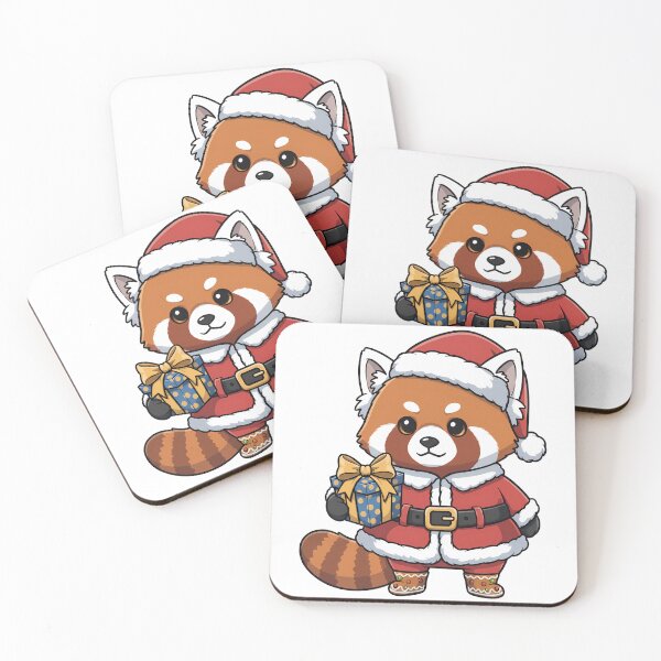 Item preview, Cute Santa Red Panda Christmas Cheer designed and sold by k3rstman1.