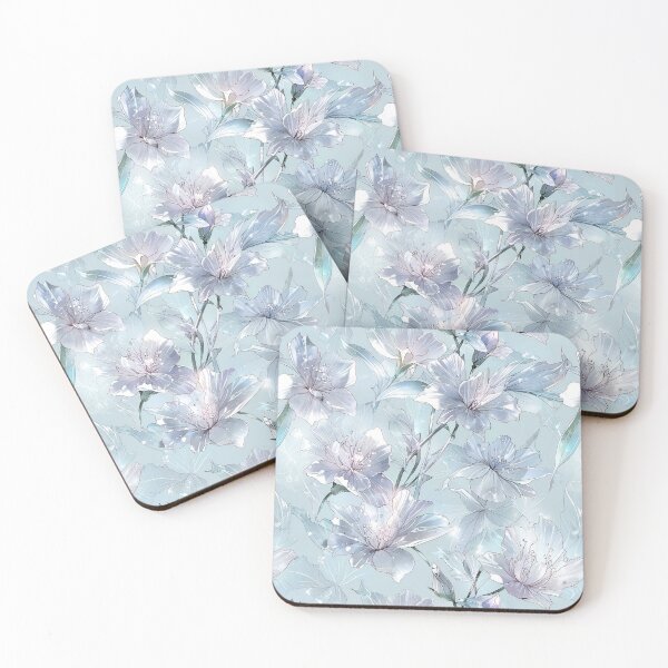 Item preview, Transparent Crystal Flowers designed and sold by CoolPixels.