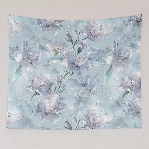Item preview, Transparent Crystal Flowers designed and sold by CoolPixels.