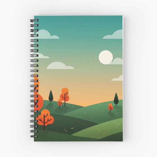 Item preview, View of green hills designed and sold by Design4uStudio.