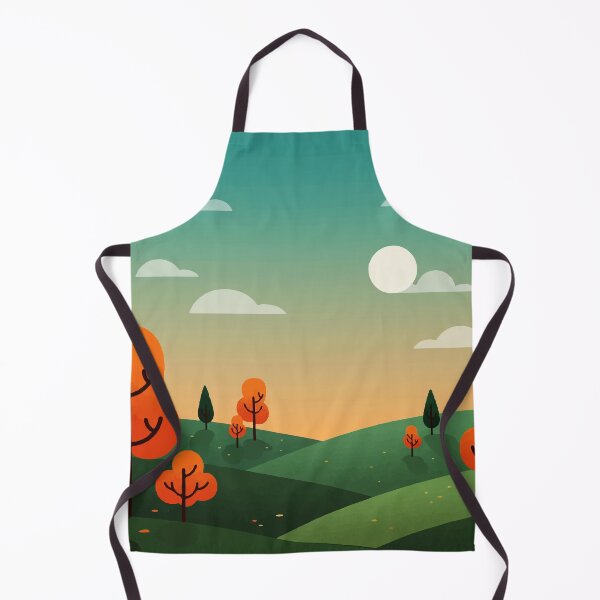 Item preview, View of green hills designed and sold by Design4uStudio.
