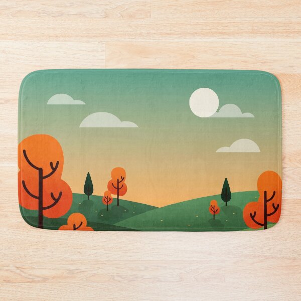 Item preview, View of green hills designed and sold by Design4uStudio.