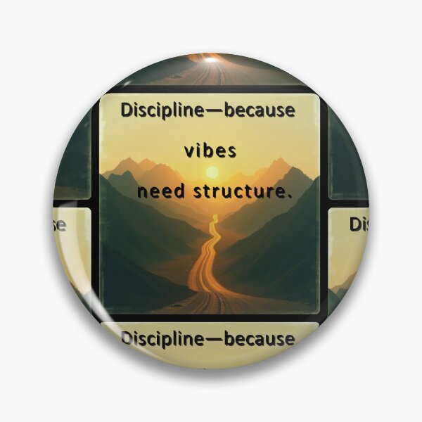 Item preview, Discipline—because vibes need structure. designed and sold by vagar.