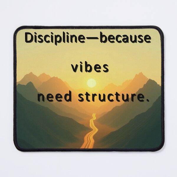 Item preview, Discipline—because vibes need structure. designed and sold by vagar.