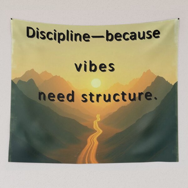 Item preview, Discipline—because vibes need structure. designed and sold by vagar.