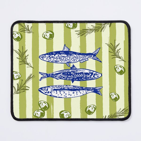 Item preview, Sardines with Olives and Herbs Retro Vintage designed and sold by MaiZephyr.