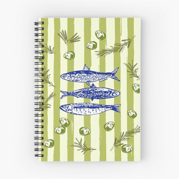 Item preview, Sardines with Olives and Herbs Retro Vintage designed and sold by MaiZephyr.