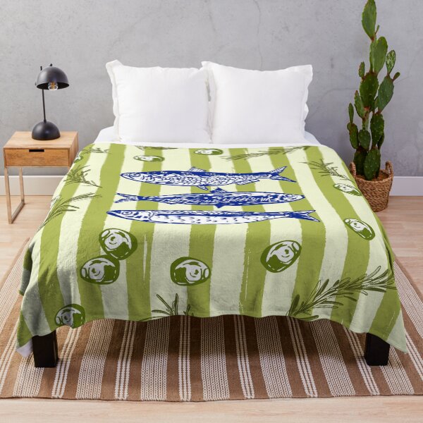 Item preview, Sardines with Olives and Herbs Retro Vintage designed and sold by MaiZephyr.