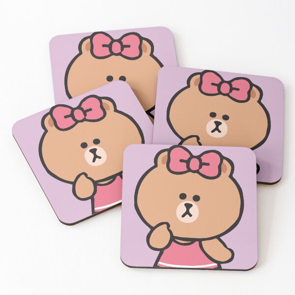 Item preview, LINE Friends Choco – T-shirts, Mugs, Stickers, and More | Brown, Cony & Friends designed and sold by William Cano.