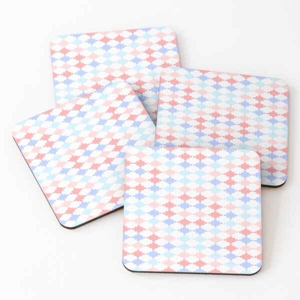 Item preview, sweet vintage block stair diamond of block square repeat pattern, replete image, design for fabric printing, patter print designed and sold by pipikijung.