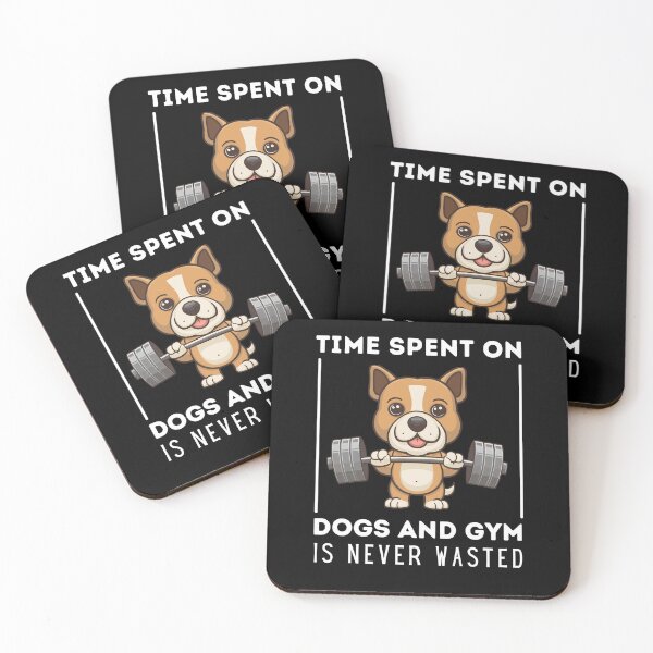 Item preview, Dogs And Gym Fitness designed and sold by IronClaw-POD.