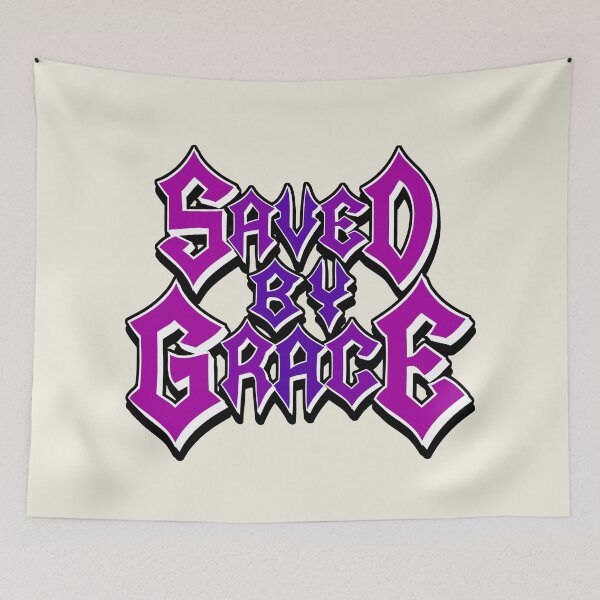 Item preview, Saved By Grace - Gothic Metal Font Design designed and sold by Alondra.