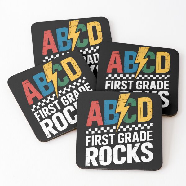 Item preview, ABCD First Grade Rocks Pencil Lightning Teachers Rock Boys designed and sold by Formatage.