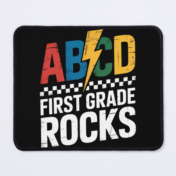 Item preview, ABCD First Grade Rocks Pencil Lightning Teachers Rock Boys designed and sold by Formatage.