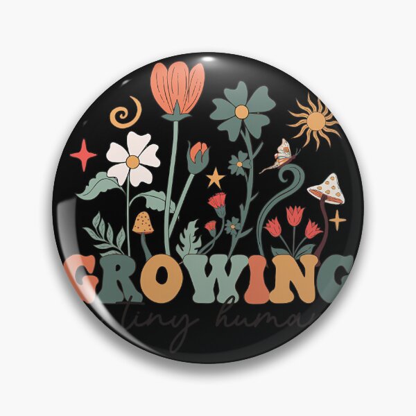 Item preview, Growing A Tiny Human Floral Flowers Tee Funny Pregnancy 		 designed and sold by ceiecgrz78.