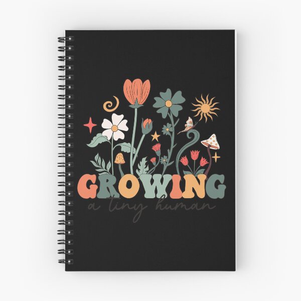 Item preview, Growing A Tiny Human Floral Flowers Tee Funny Pregnancy 		 designed and sold by ceiecgrz78.